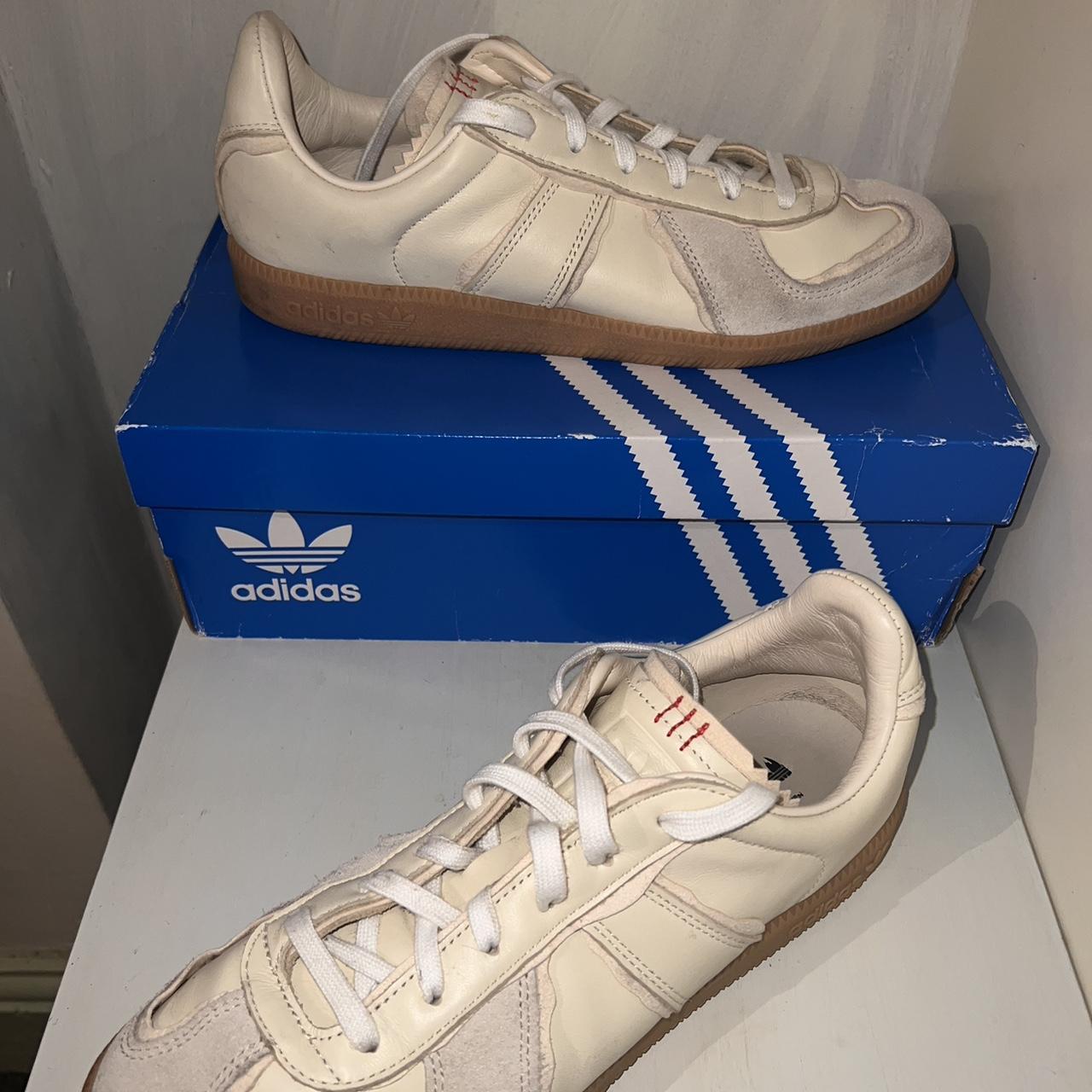 Off white gum sole Adidas Originals BW Army size 8... - Depop