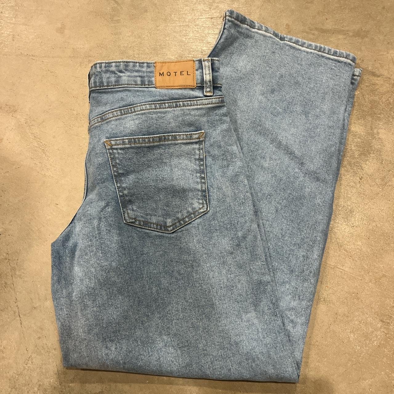 Motel Rocks low rise jeans Size large Barely worn... - Depop