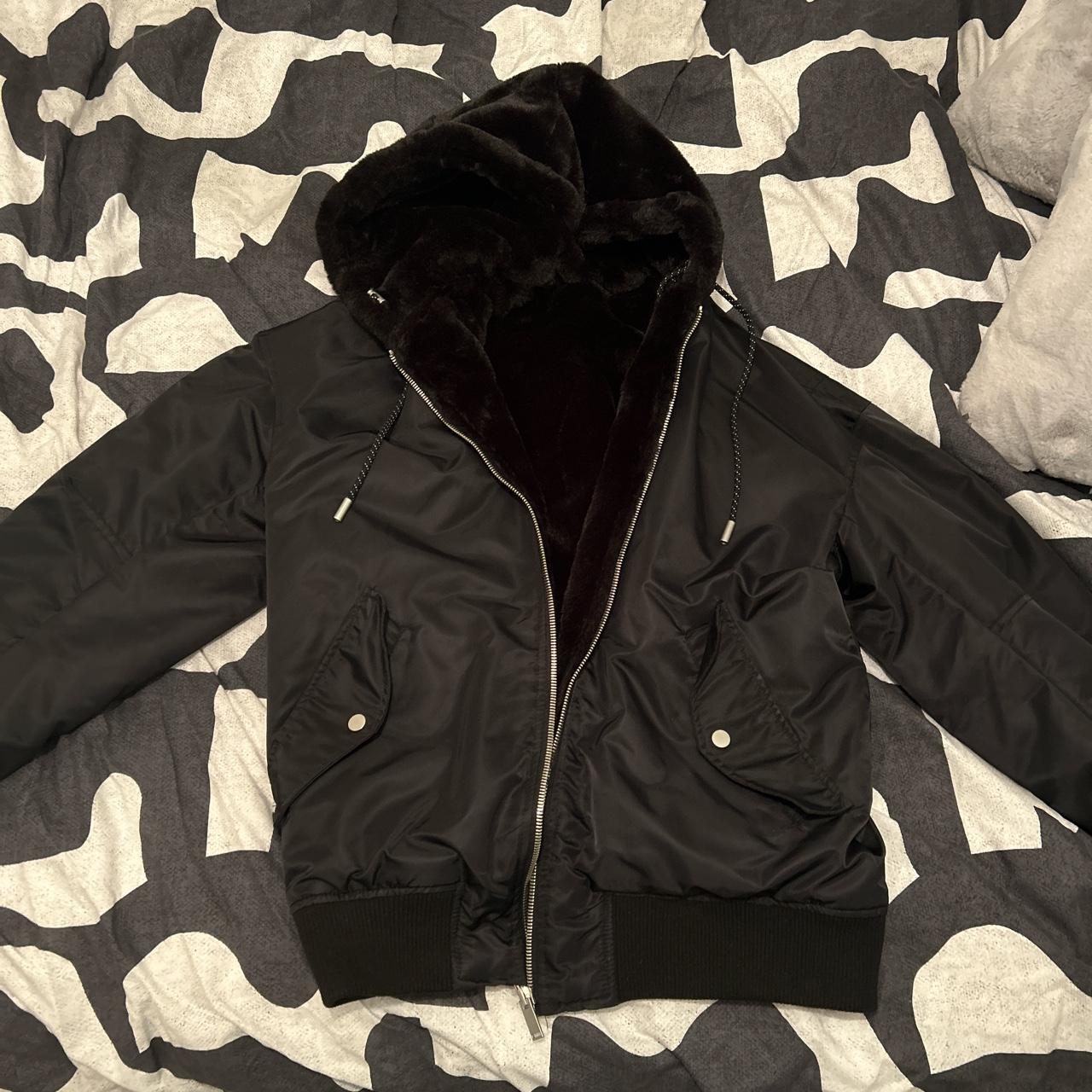 Zara Faux Fur Jacket Zara Bomber Jacket Canada Zara Blue Faux Fur