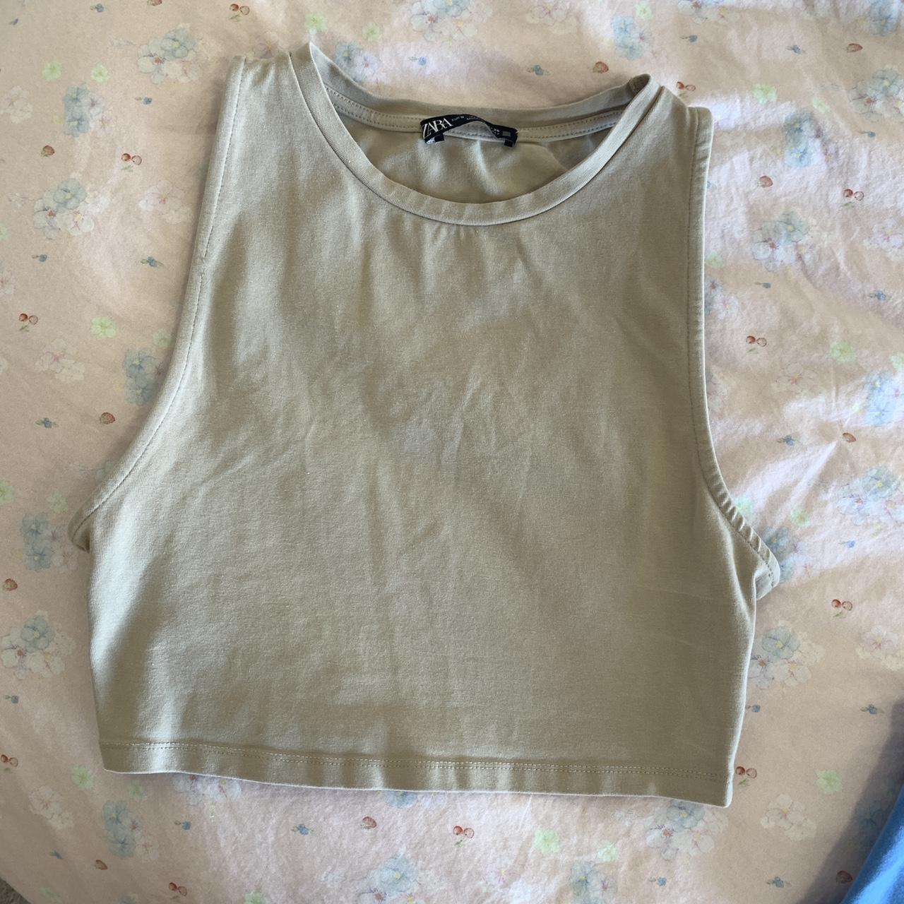 Zara high neck tanks Great condition! Size... - Depop