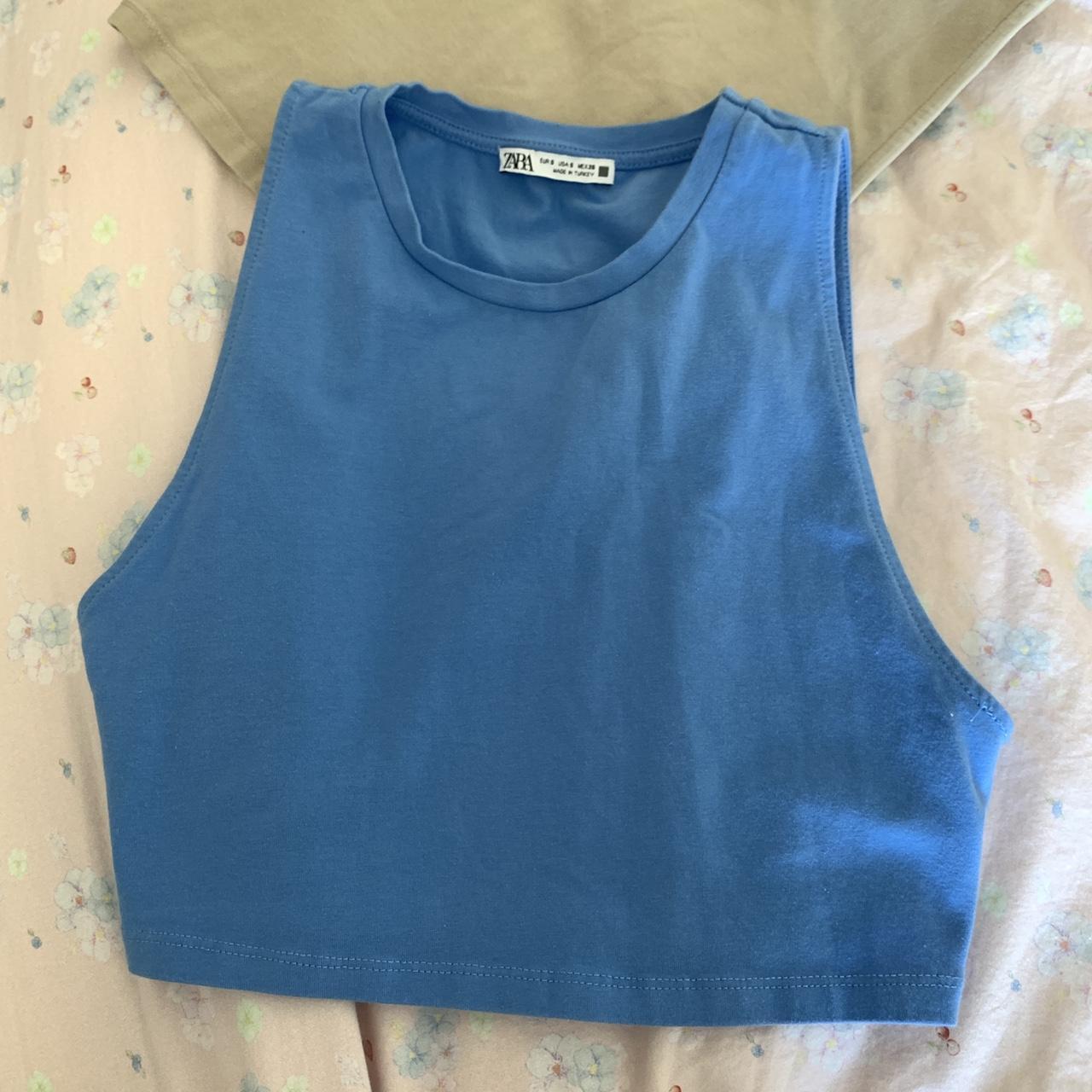 Zara high neck tanks Great condition! Size... Depop