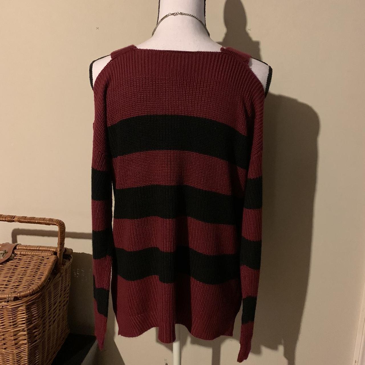 Hooked Up by IOT Women's Red and Black Jumper (2)