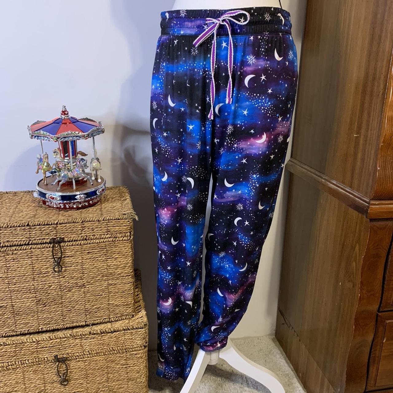 Briefly Stated Women's Black and Purple Trousers