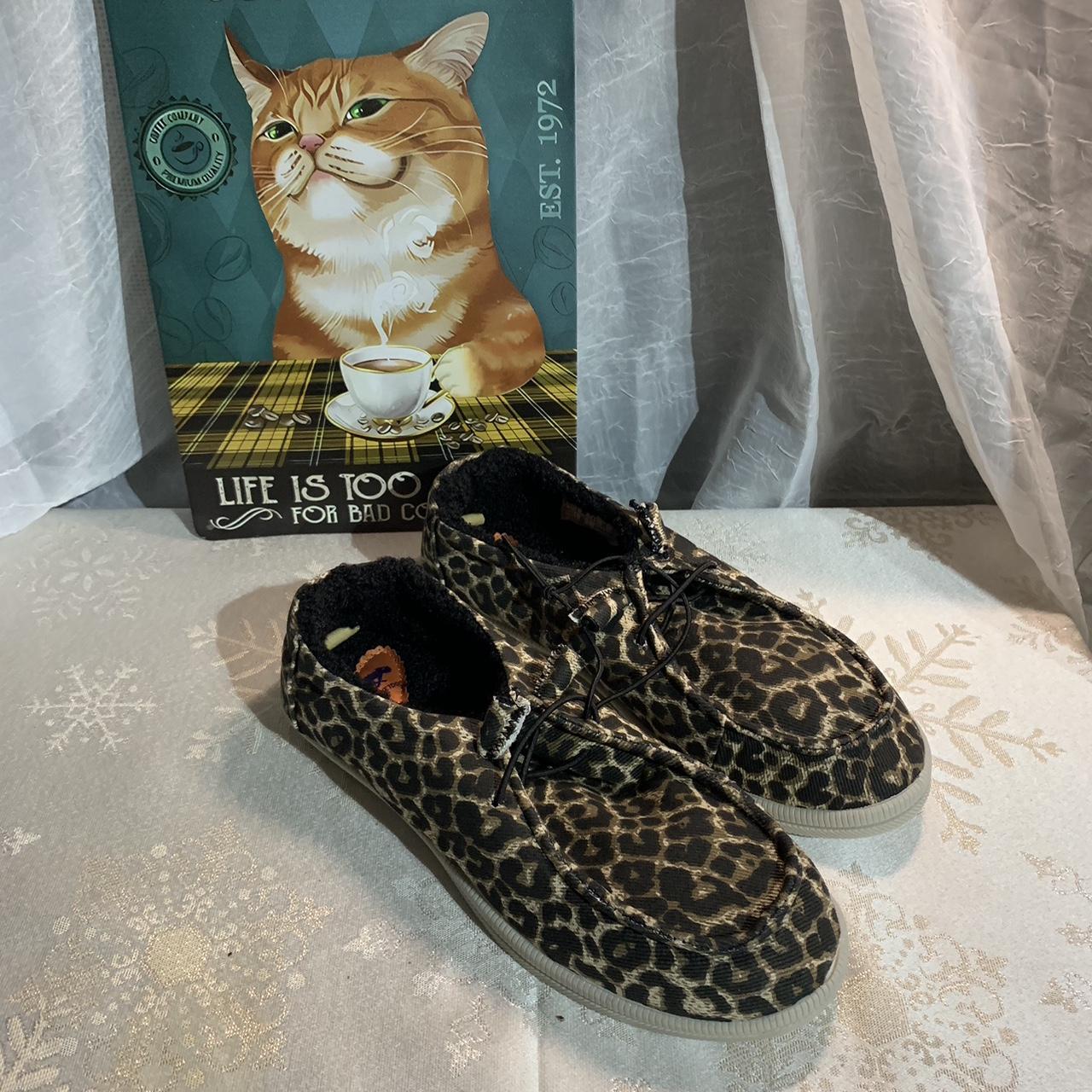 Rocket dog leopard hot sale print shoes