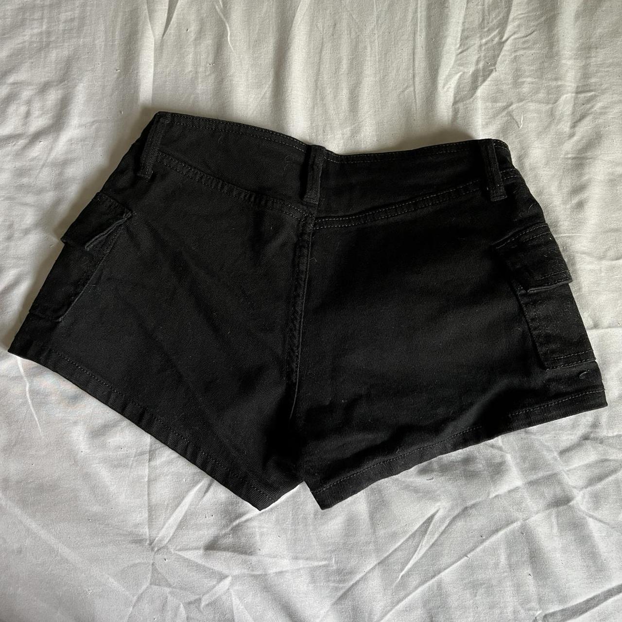 Black low rise shorts Bought a little while ago and... - Depop