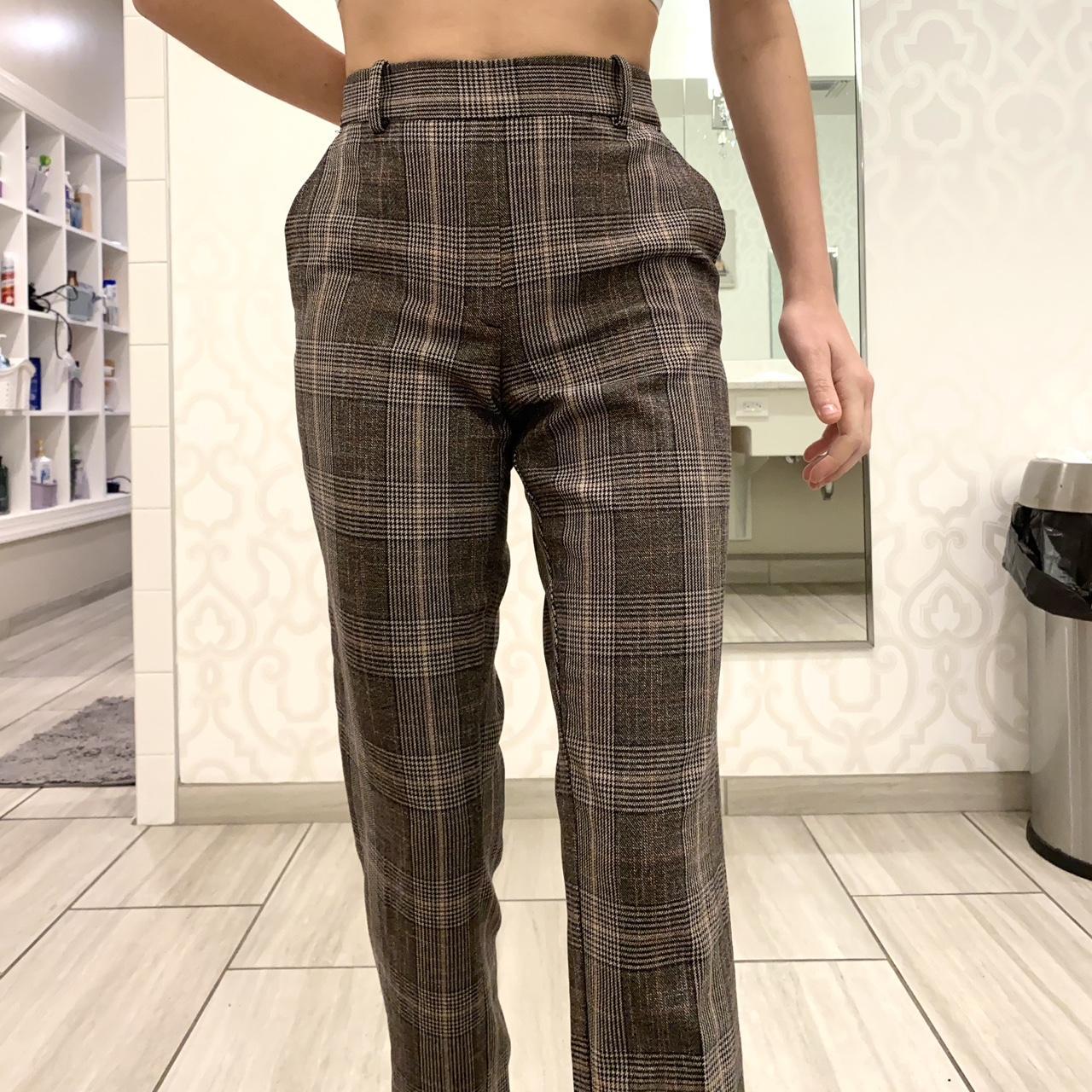 Plaid pants women hotsell