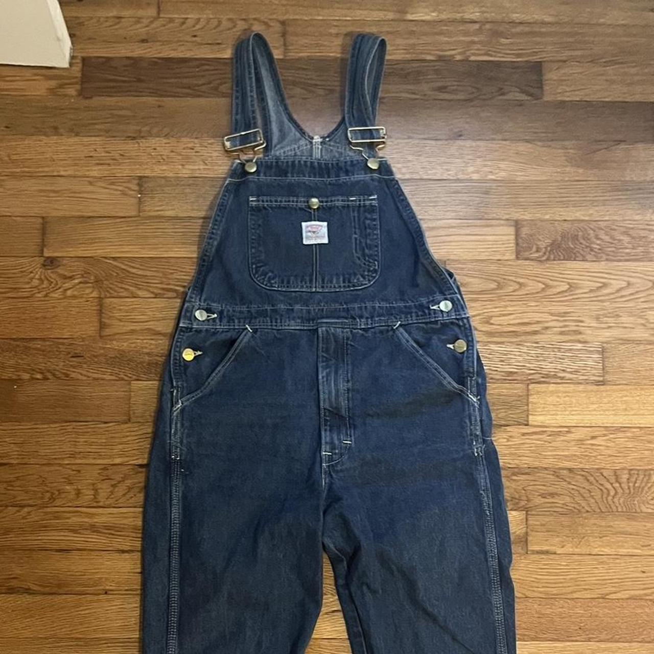 Pointer Brand vintage overalls, tapered straight... - Depop