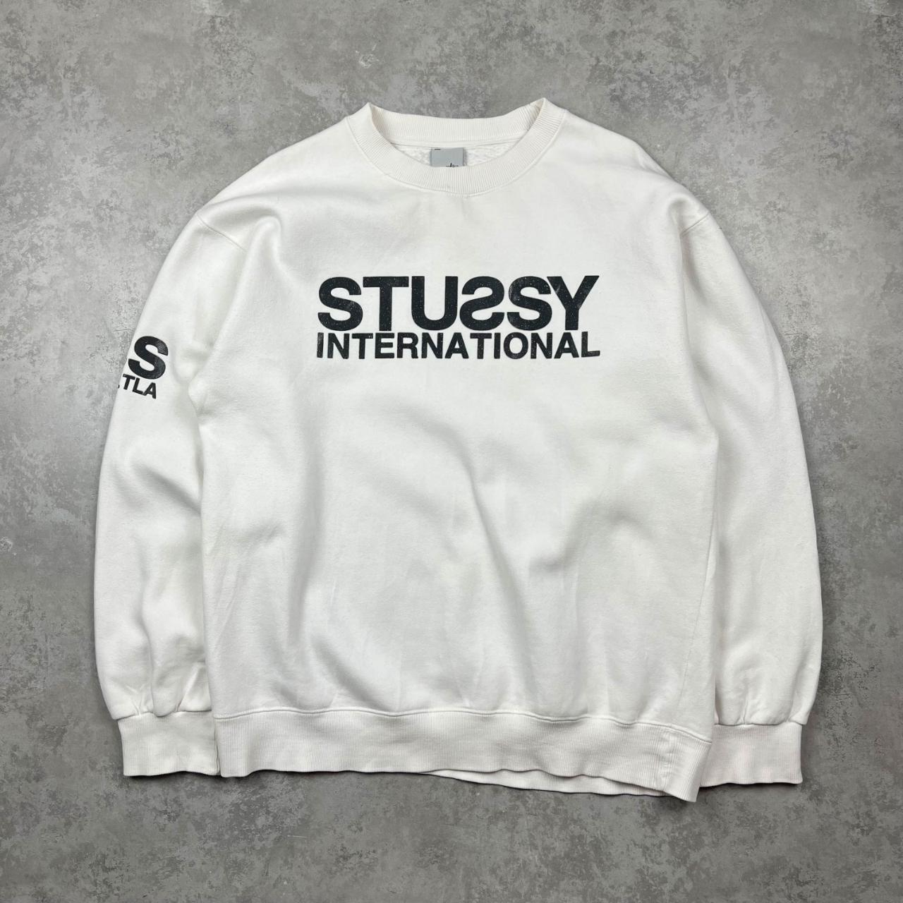 Stussy sweatshirt white online