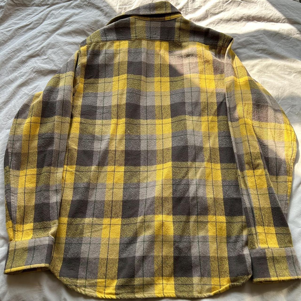 Schott Men's Yellow and Grey Jacket (4)
