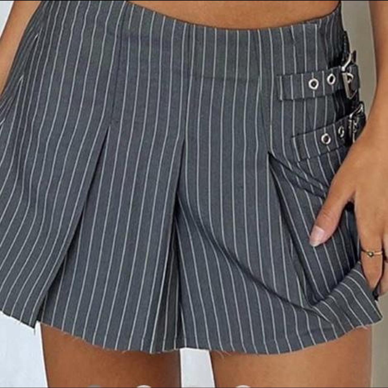 Tiger Mist Women's Grey Skirt Depop