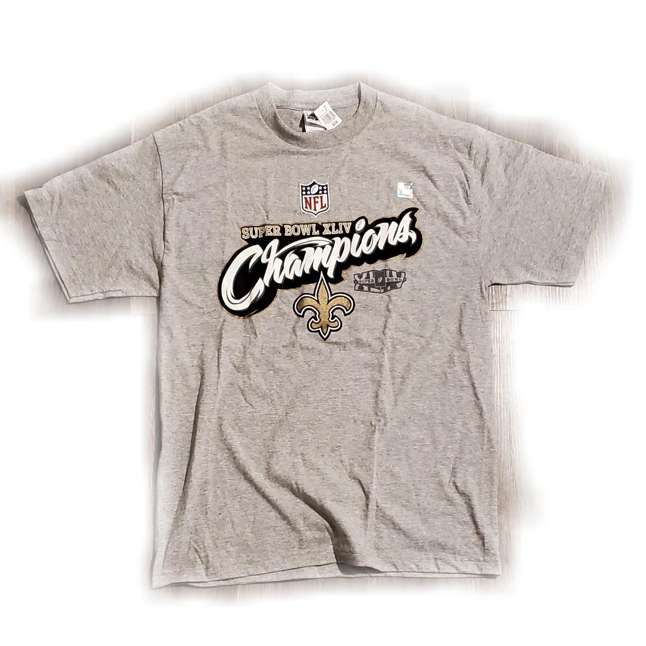 Saints super bowl clearance shirt