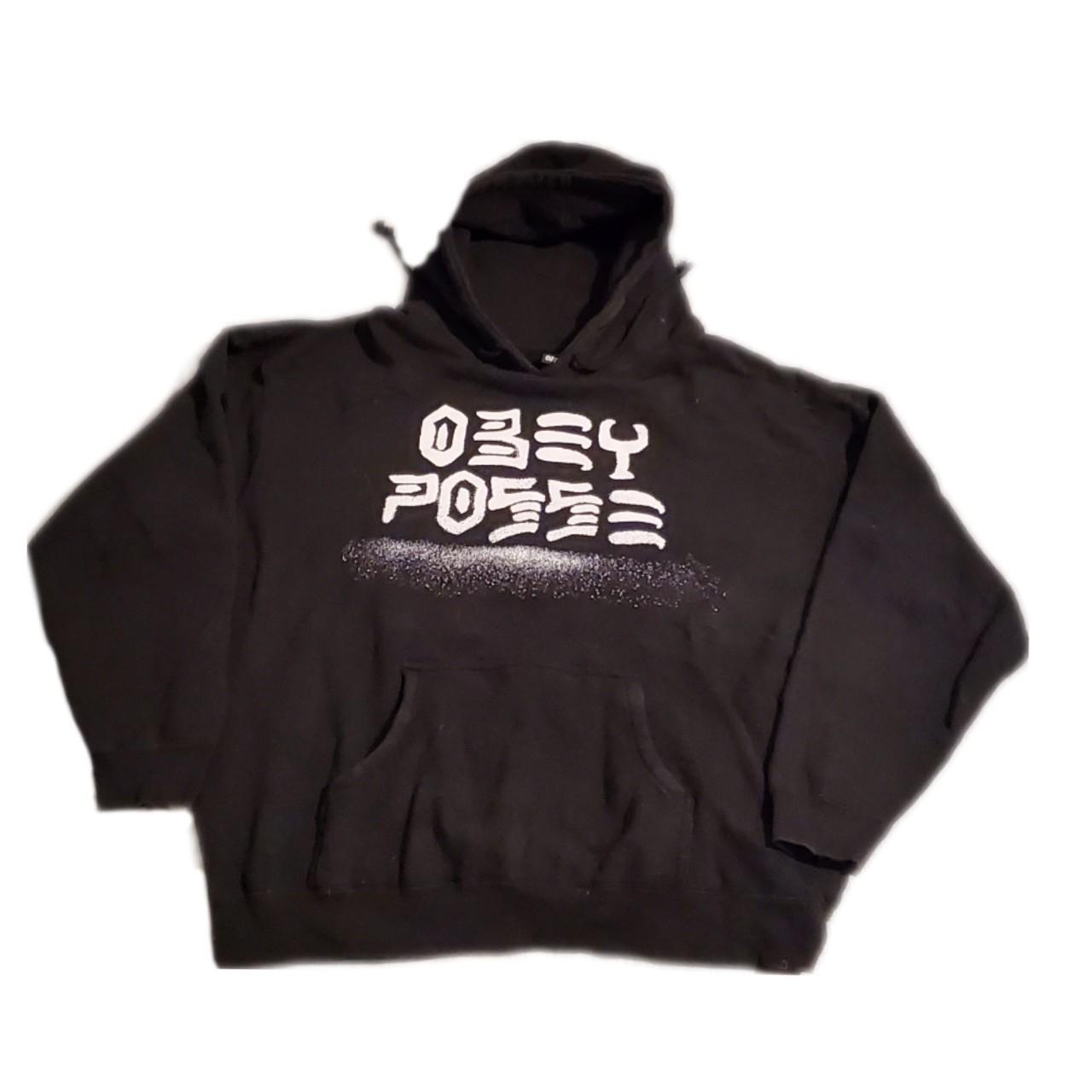 Obey X Thrasher Magazine Obey Posse Hoodie. A