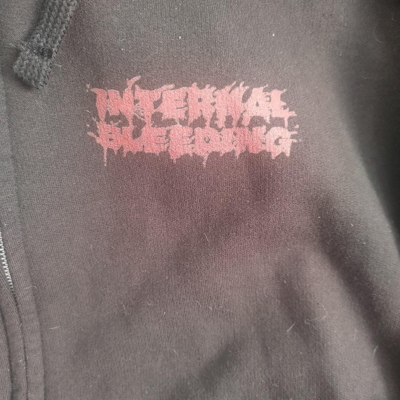 INTERNAL BLEEDING rare zip up hoodie. I think it's... - Depop