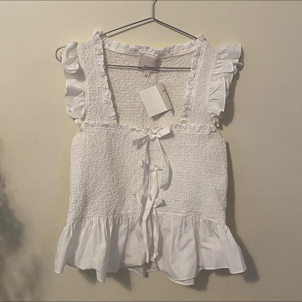 Cinq a Sept Women's White Vest