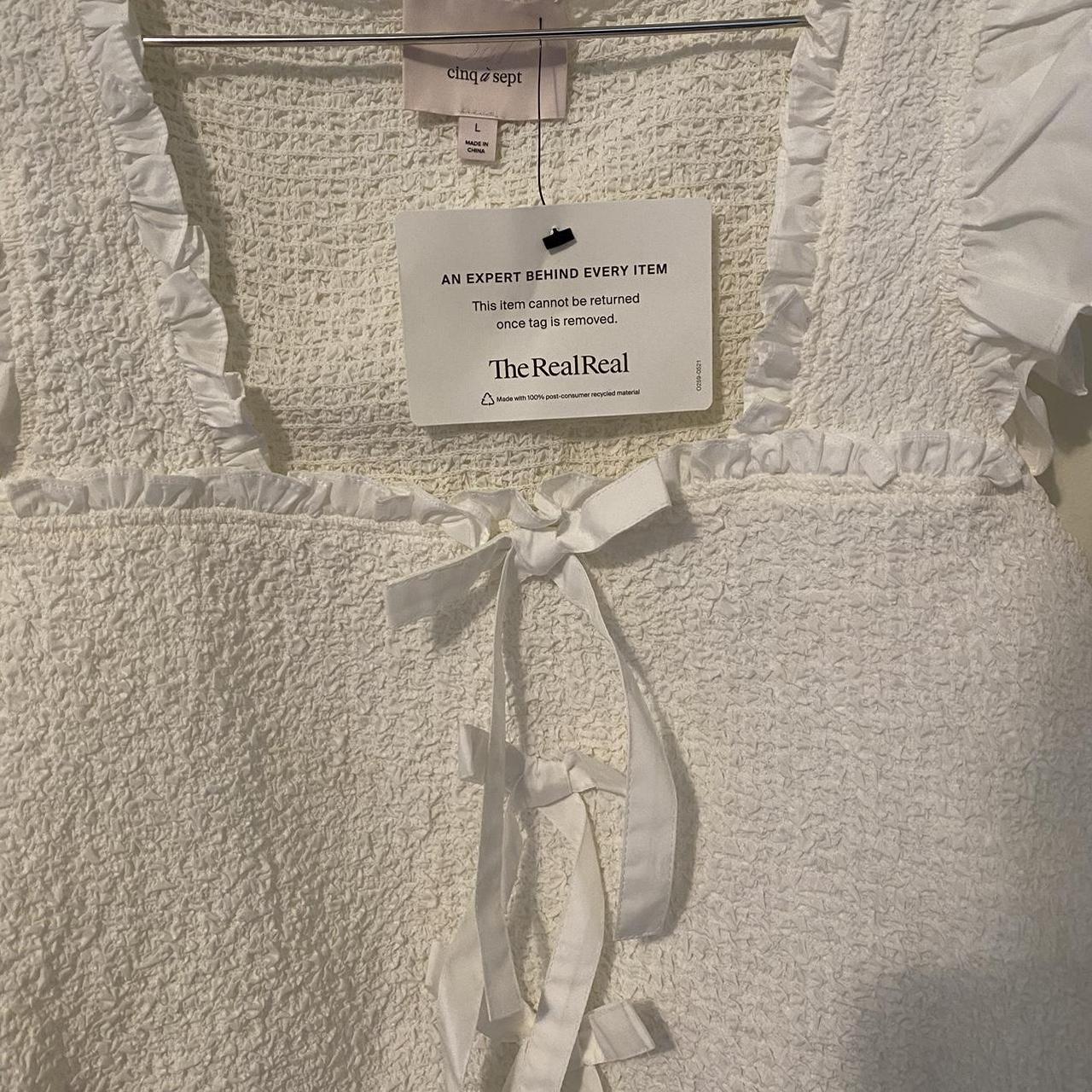 Cinq a Sept Women's White Vest (2)