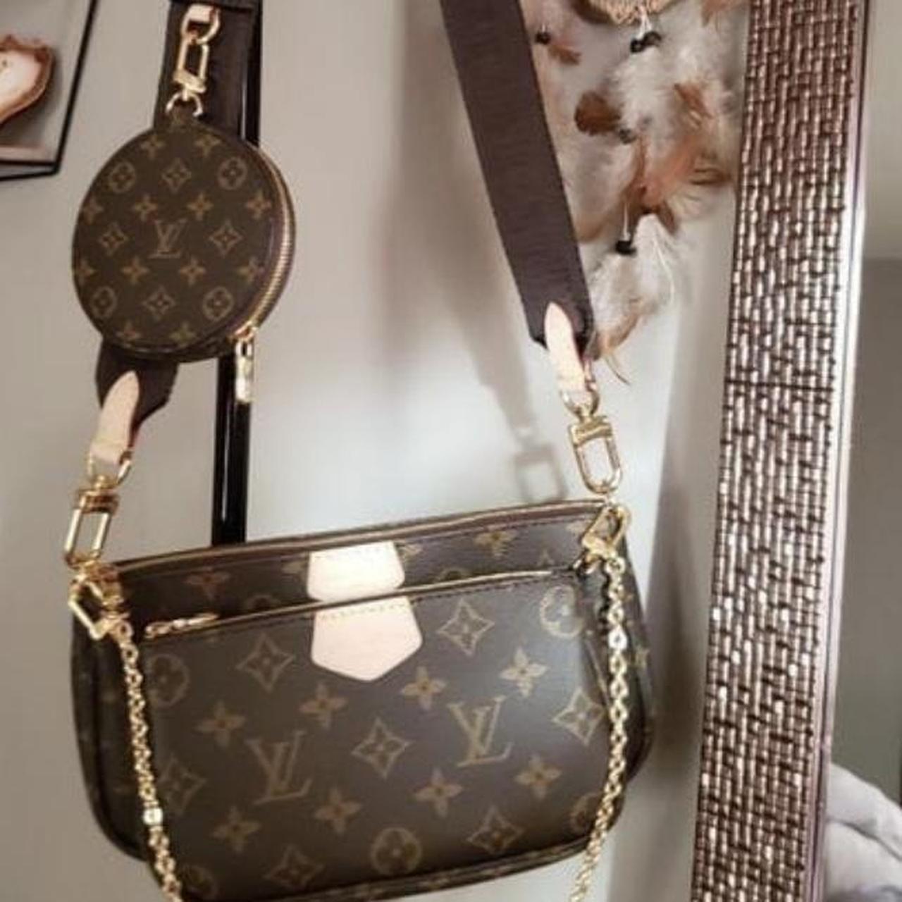 Louis Vuitton Dupe Dupe Multi Pochette Brown Straps... Depop