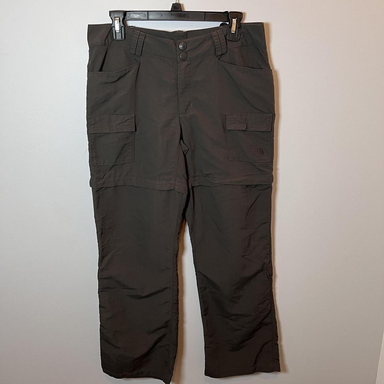 THE NORTH FACE Short Court Zip Off Convertible Cargo Pants outlet Shorts gray womens 6