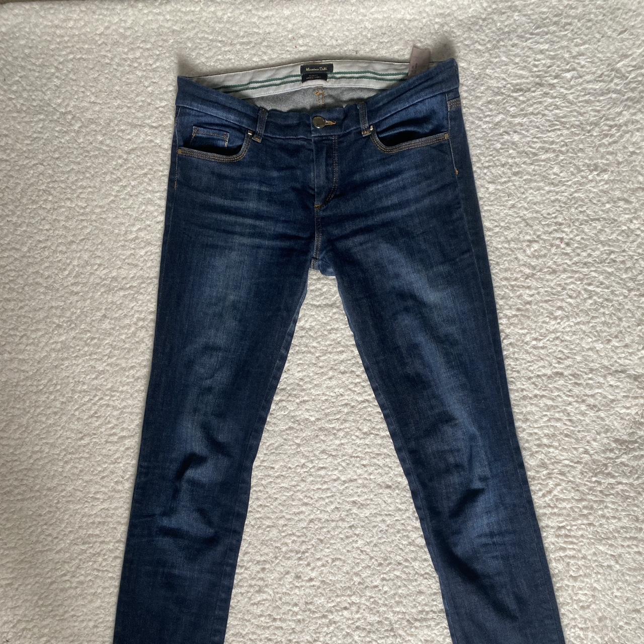 Vintage massimo dutti jeans Low waisted - Depop