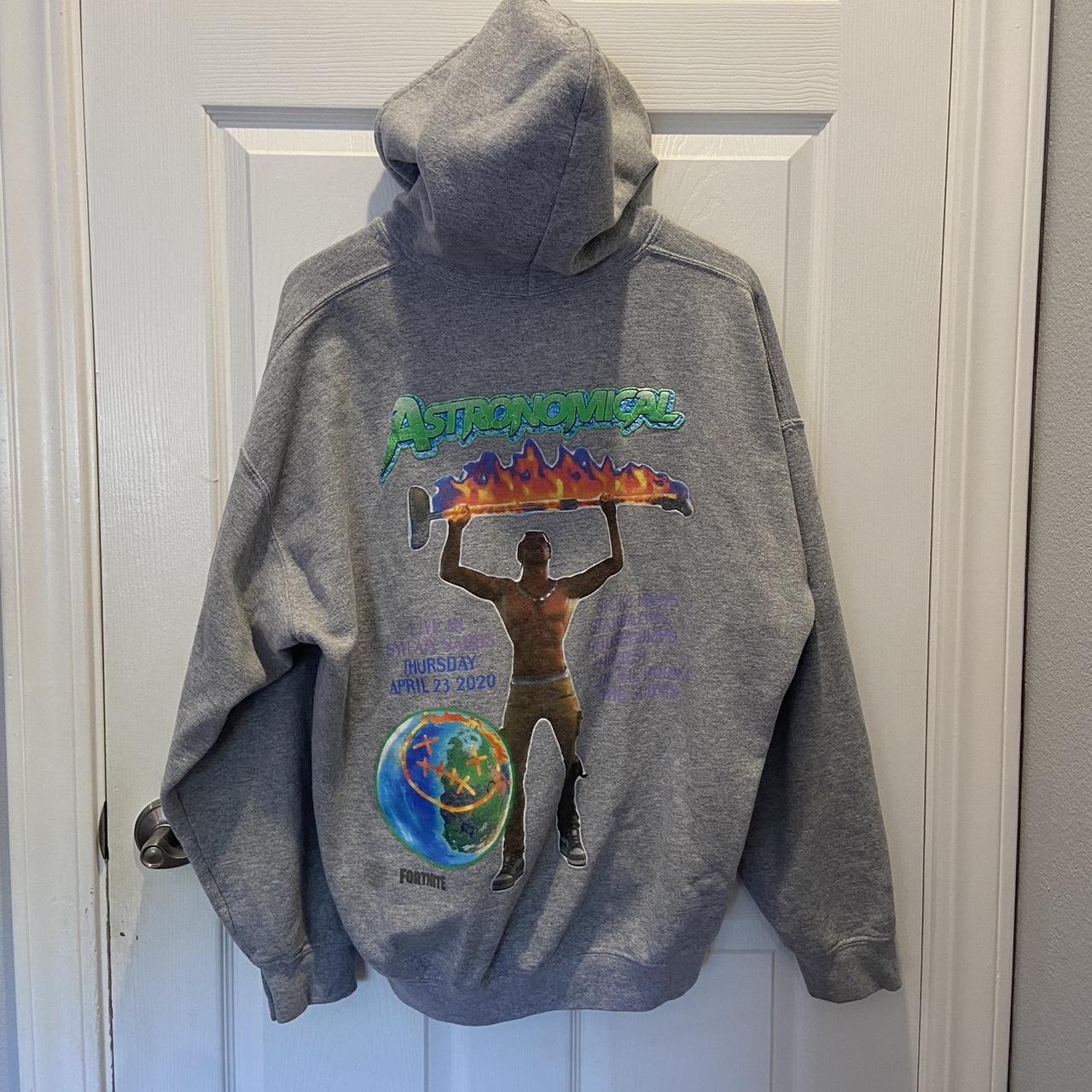 Cactus Jack Astroworld Grey Hoodie Size L In good