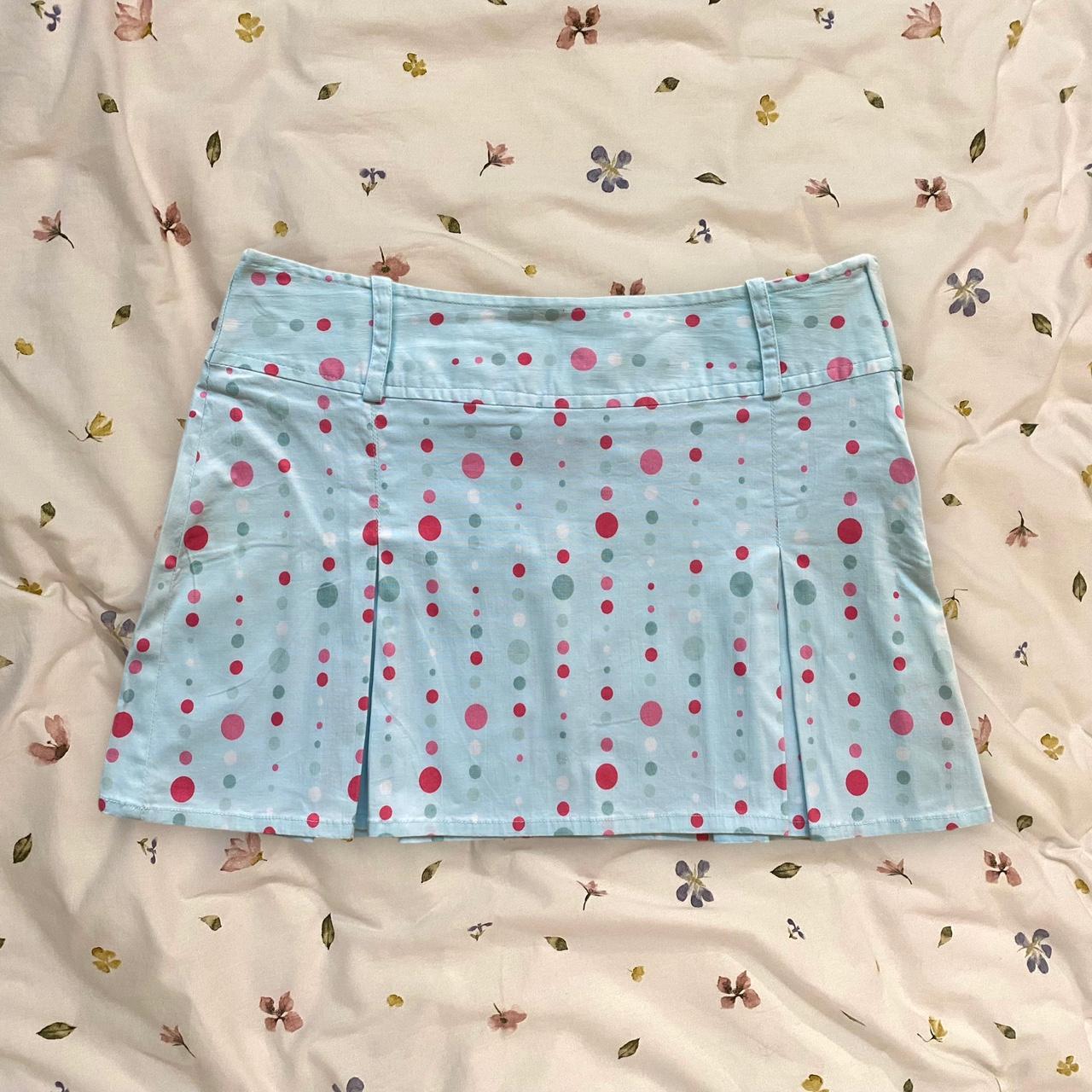 Women's Blue and Pink Skirt | Depop
