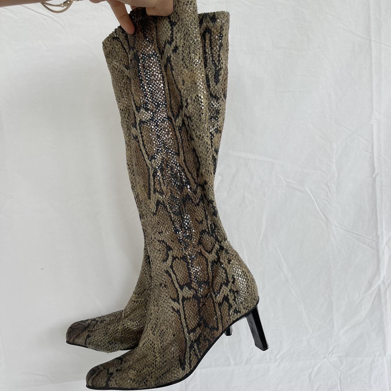 Faux hotsell snakeskin boots