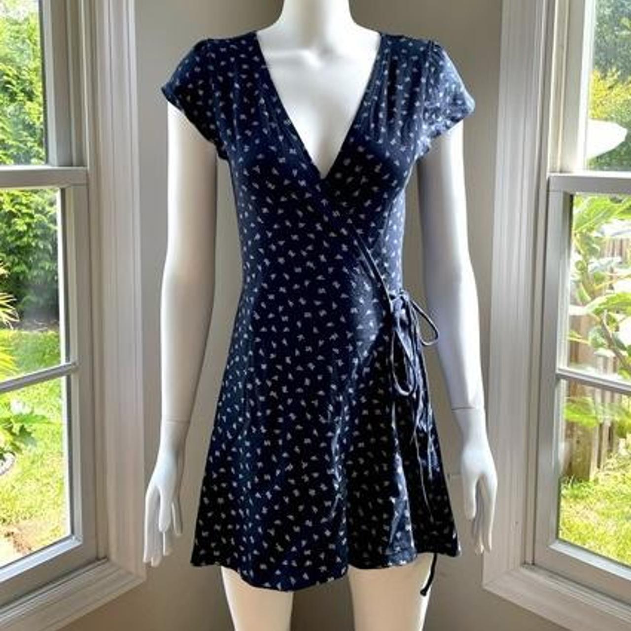 Brandy Melville wrap dress. Can fit small to large... Depop