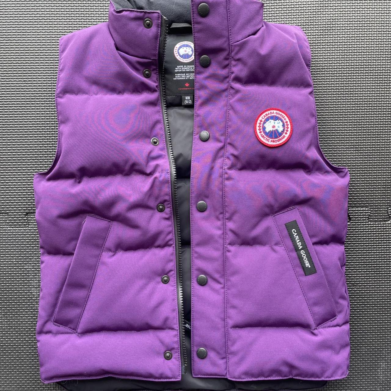 Canada Goose Purple Vest | Depop
