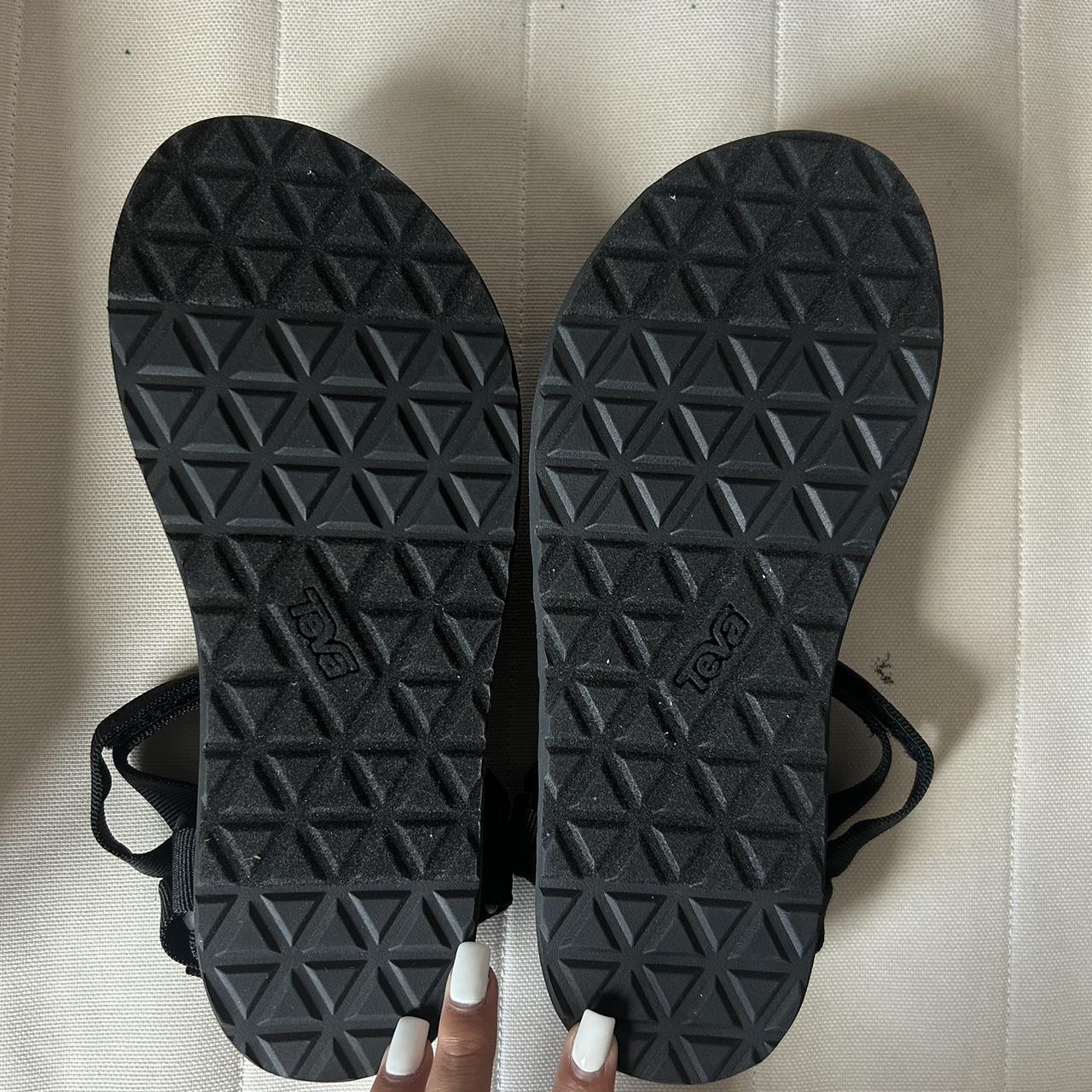 Teva Women's Black Sandals | Depop