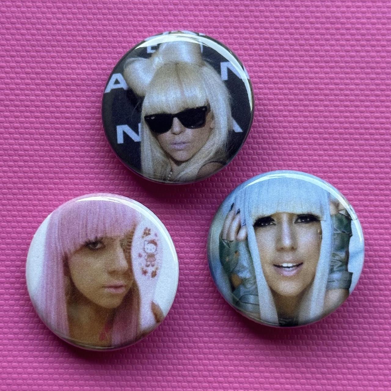 lady gaga 1.25” metal button pins 💕 price is for... - Depop