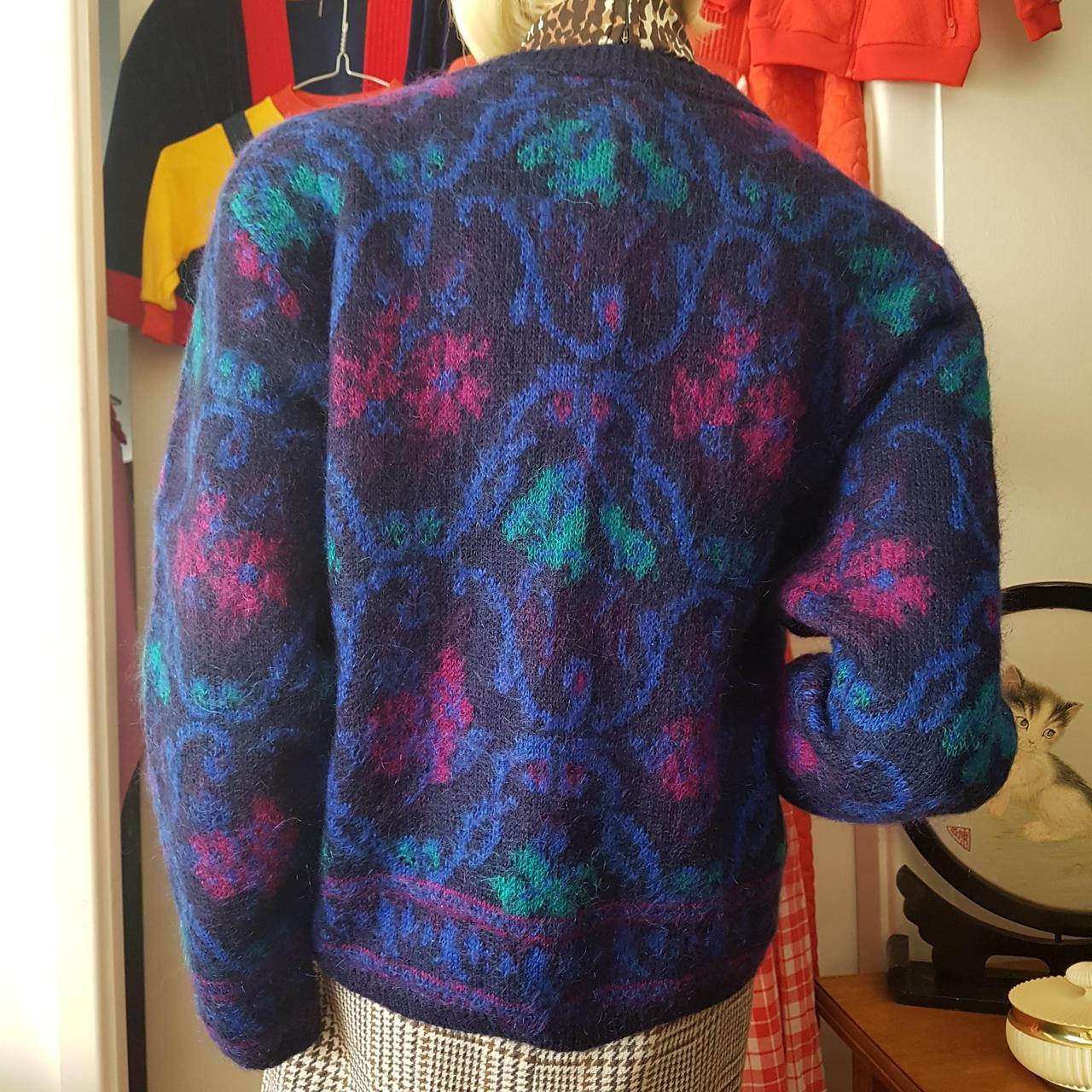 EQUORIAN Heritage Partially Mohair Regal Patterned... - Depop