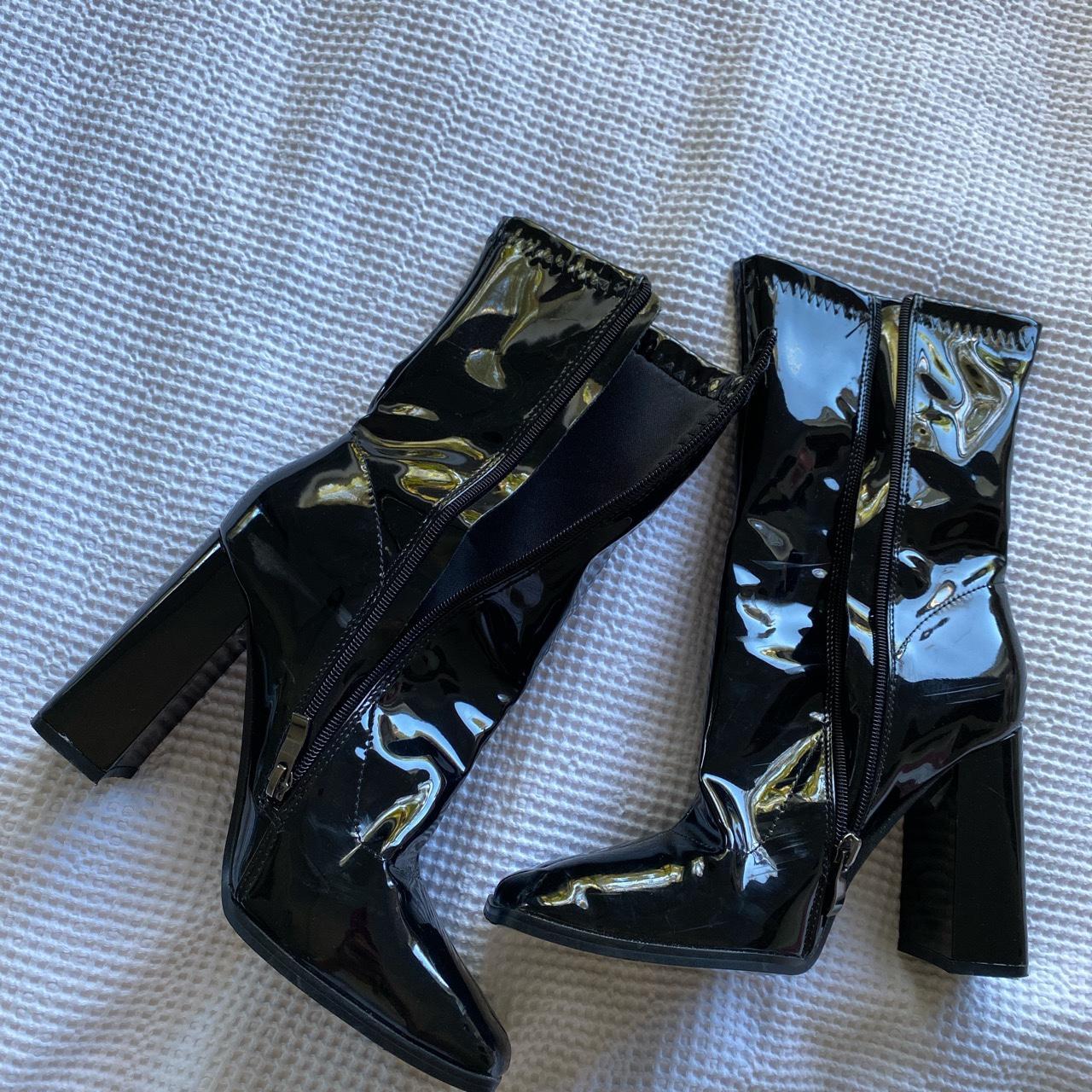 Boots #boots #blackboots #heels #highheels - Depop