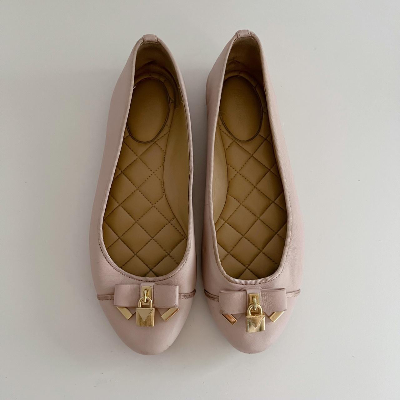 Michael kors alice leather ballet clearance flat