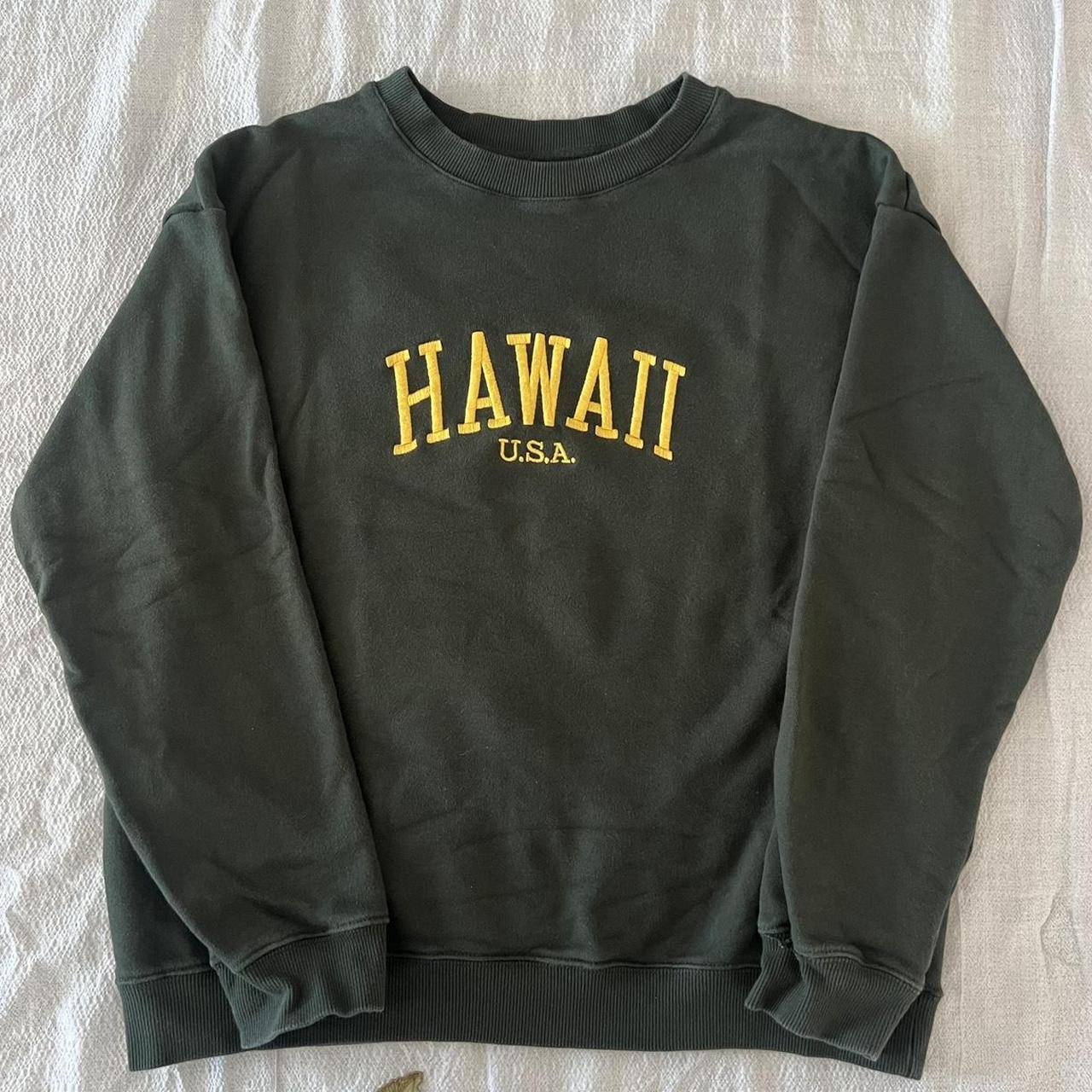 brandy melville hawaii sweatshirt erica ulzzang korean vintage retro  pullover