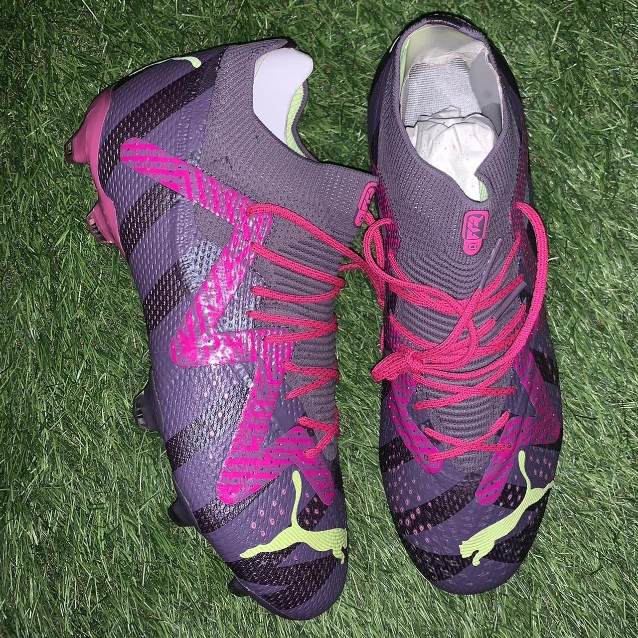 Puma purple boots deals