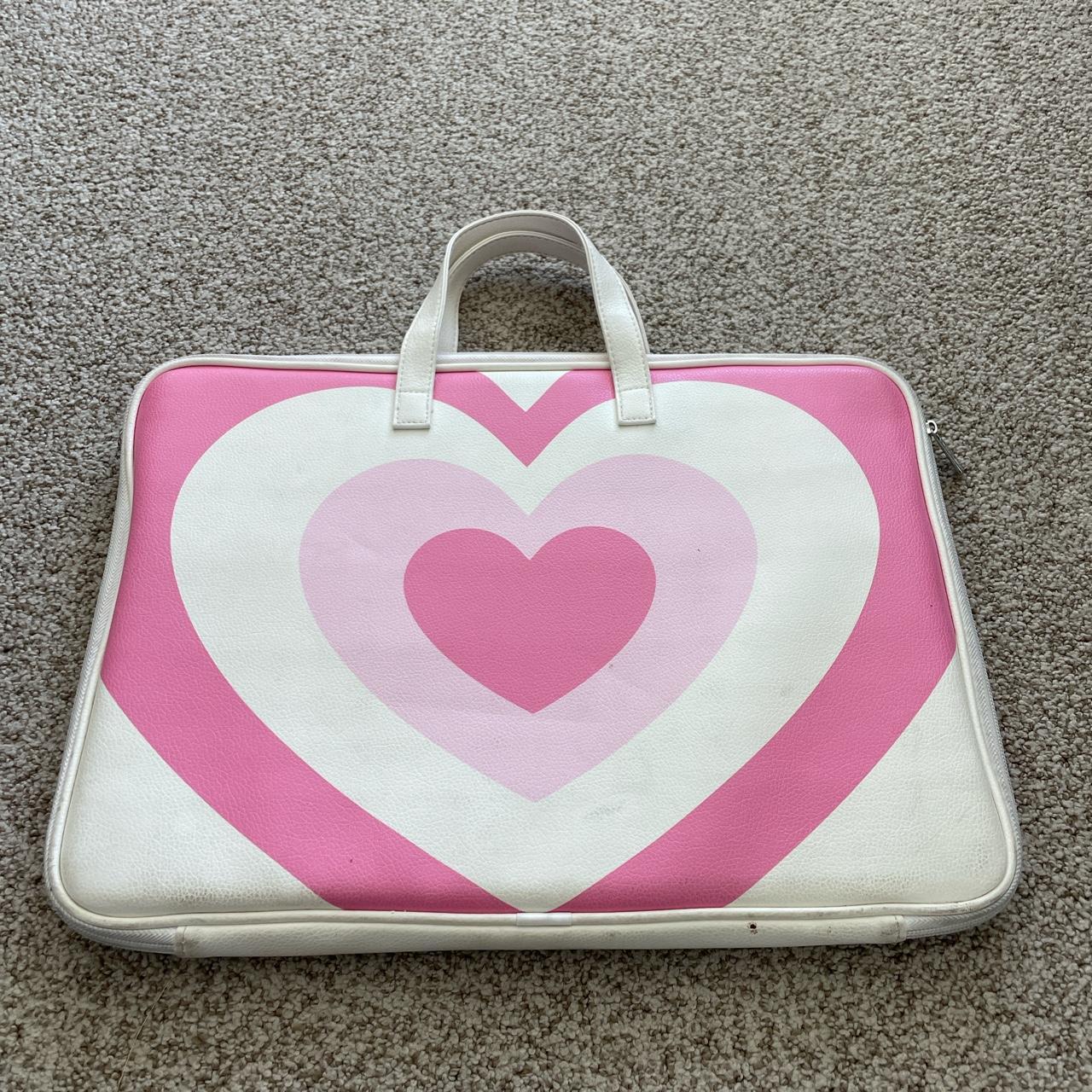 Gently used Rose Latte laptop case by Wildflower.... Depop