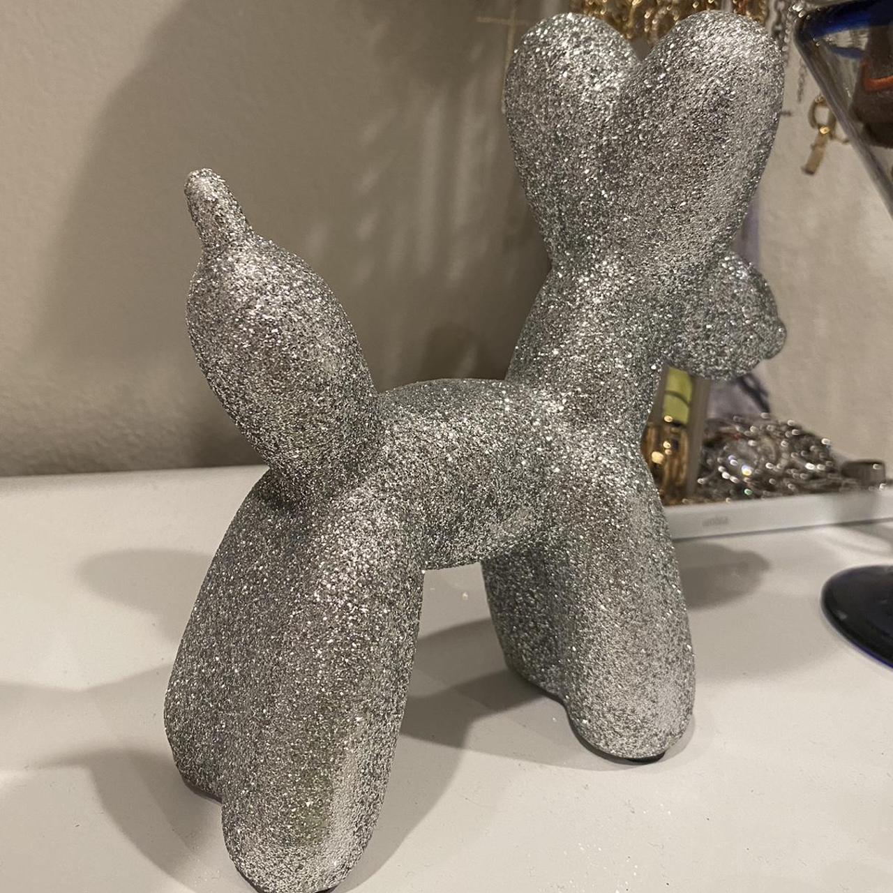 Sparkly/glittery balloon dog room decor - Depop