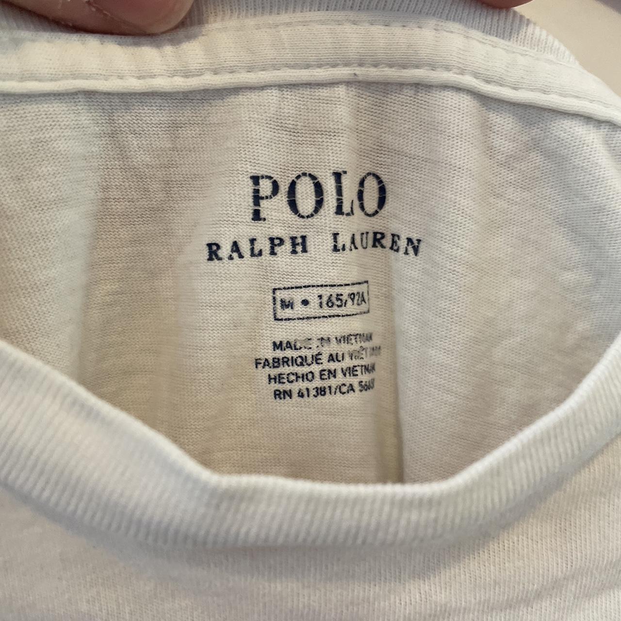 Polo Ralph Lauren Women's White T-shirt | Depop