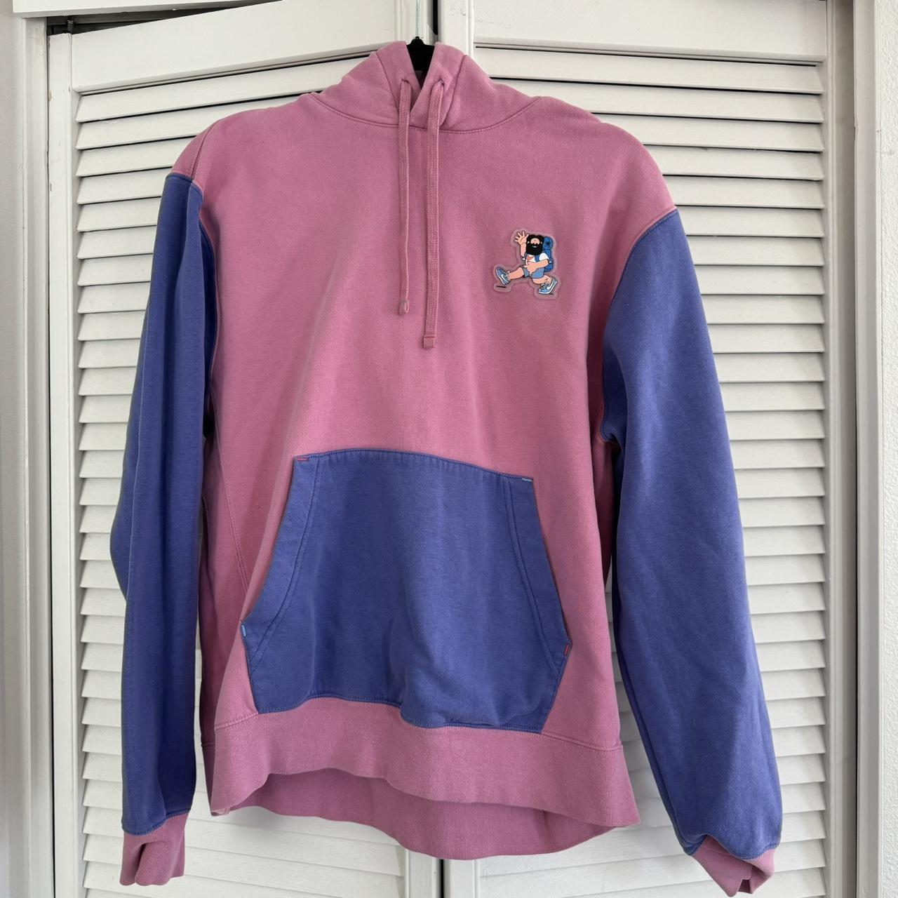 pink and purple nike sweatshirt