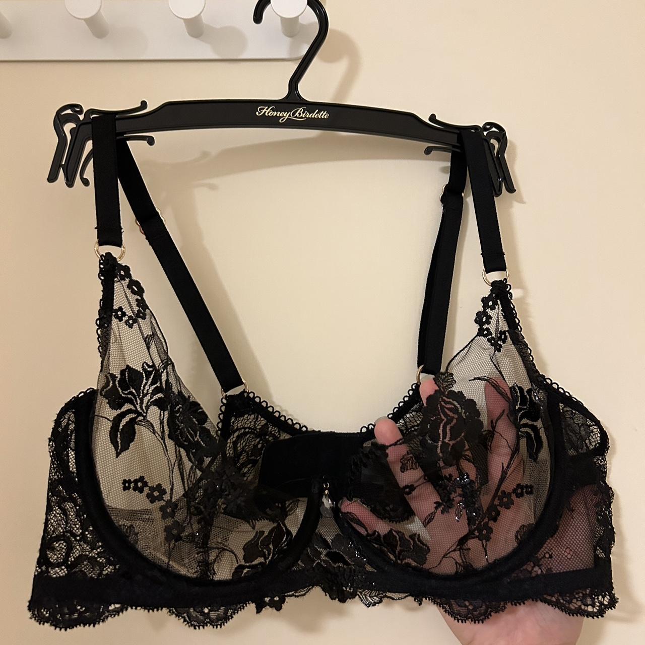 Honey Birdette Whitney Black Set Size 14C... - Depop