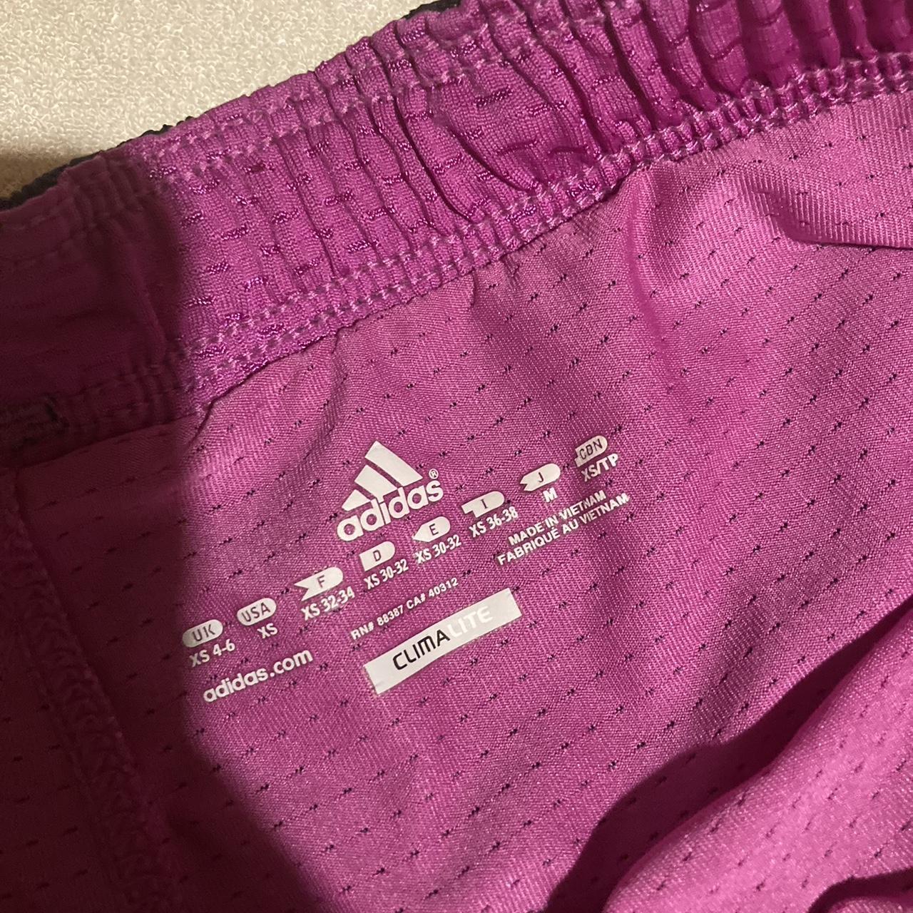 Adidas Women's Black and Pink Shorts | Depop