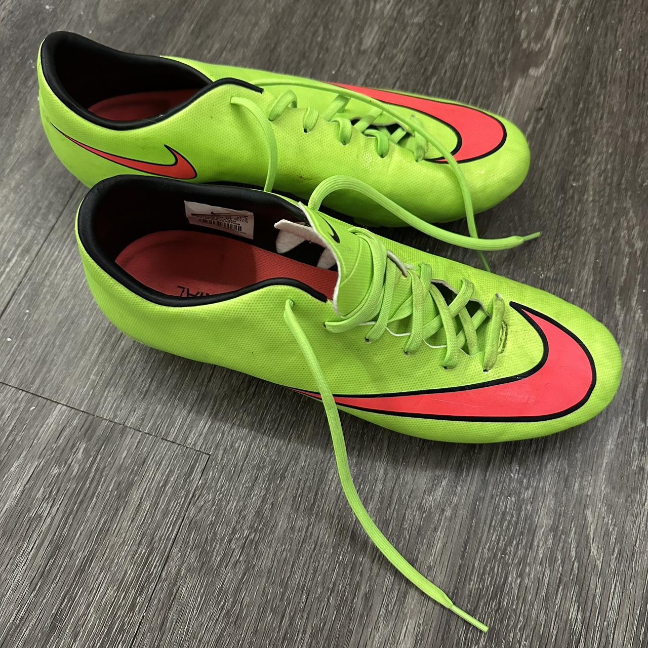 nike soccer cleats used once! let's goo messi... Depop