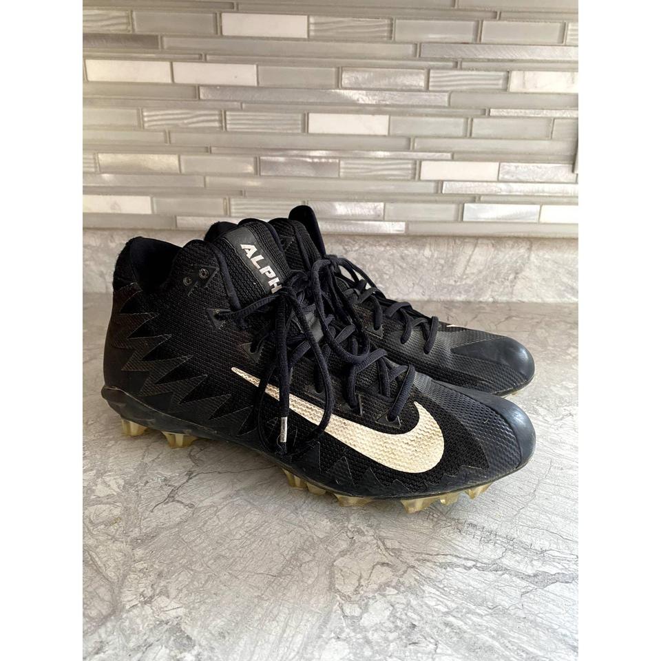 Nike Alpha Menace Elite Football Cleats red black - Depop