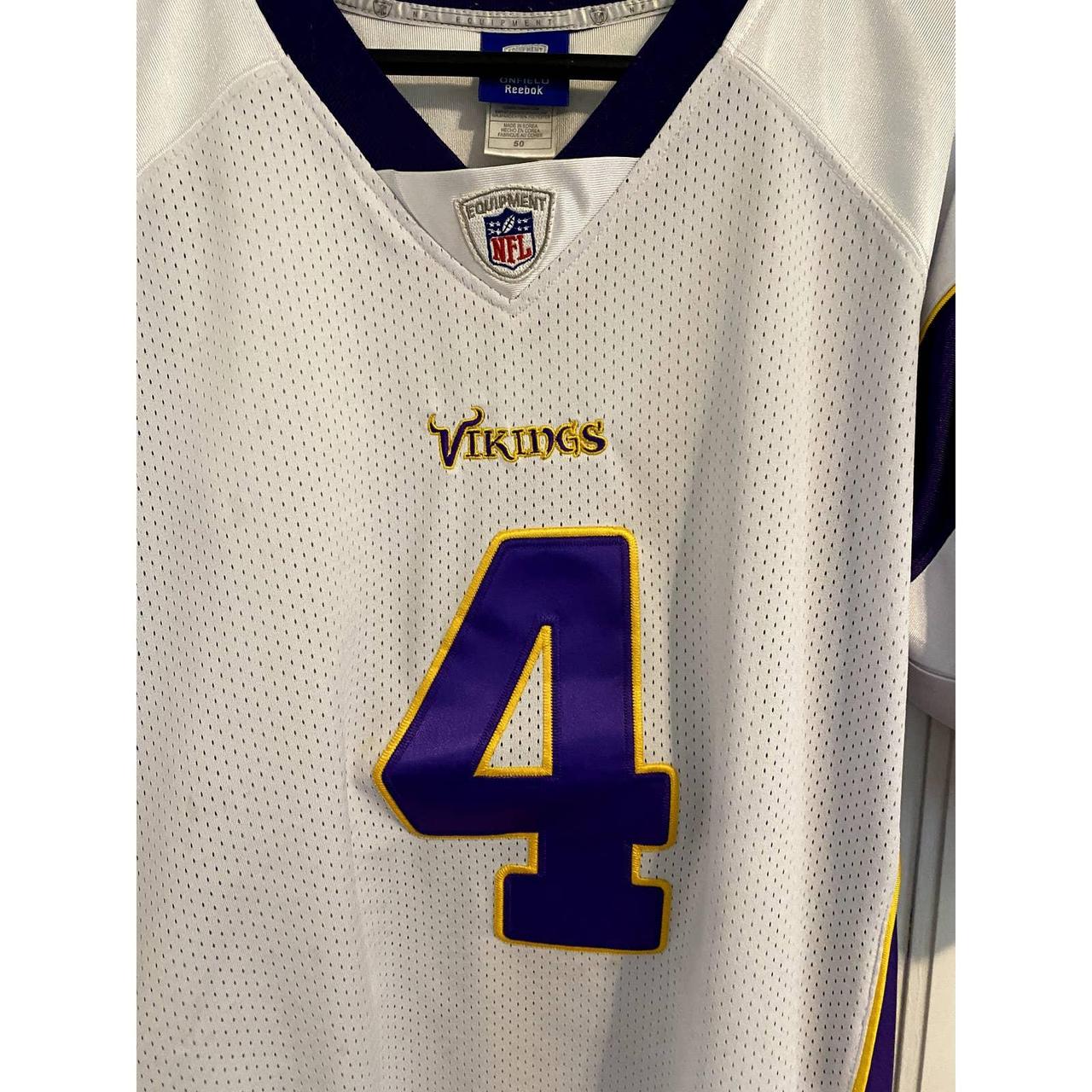 Stitched Brett Favre Minnesota Vikings Jersey Size 50