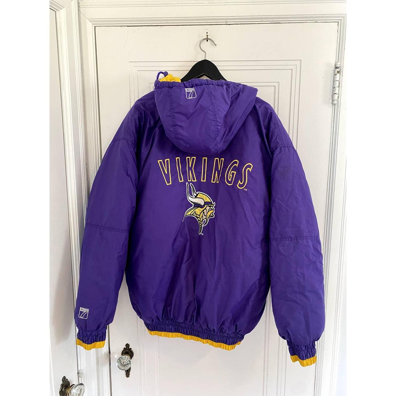 Puffer Minnesota Vikings Purple and Yellow Jacket