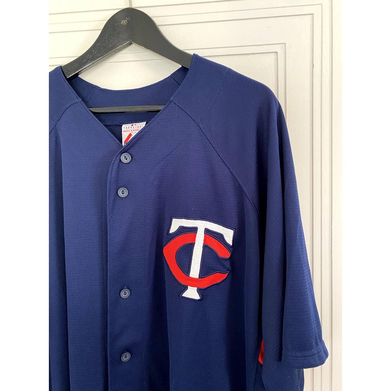 Throwback Minnesota Twins Joe Mauer Majestic MLB - Depop