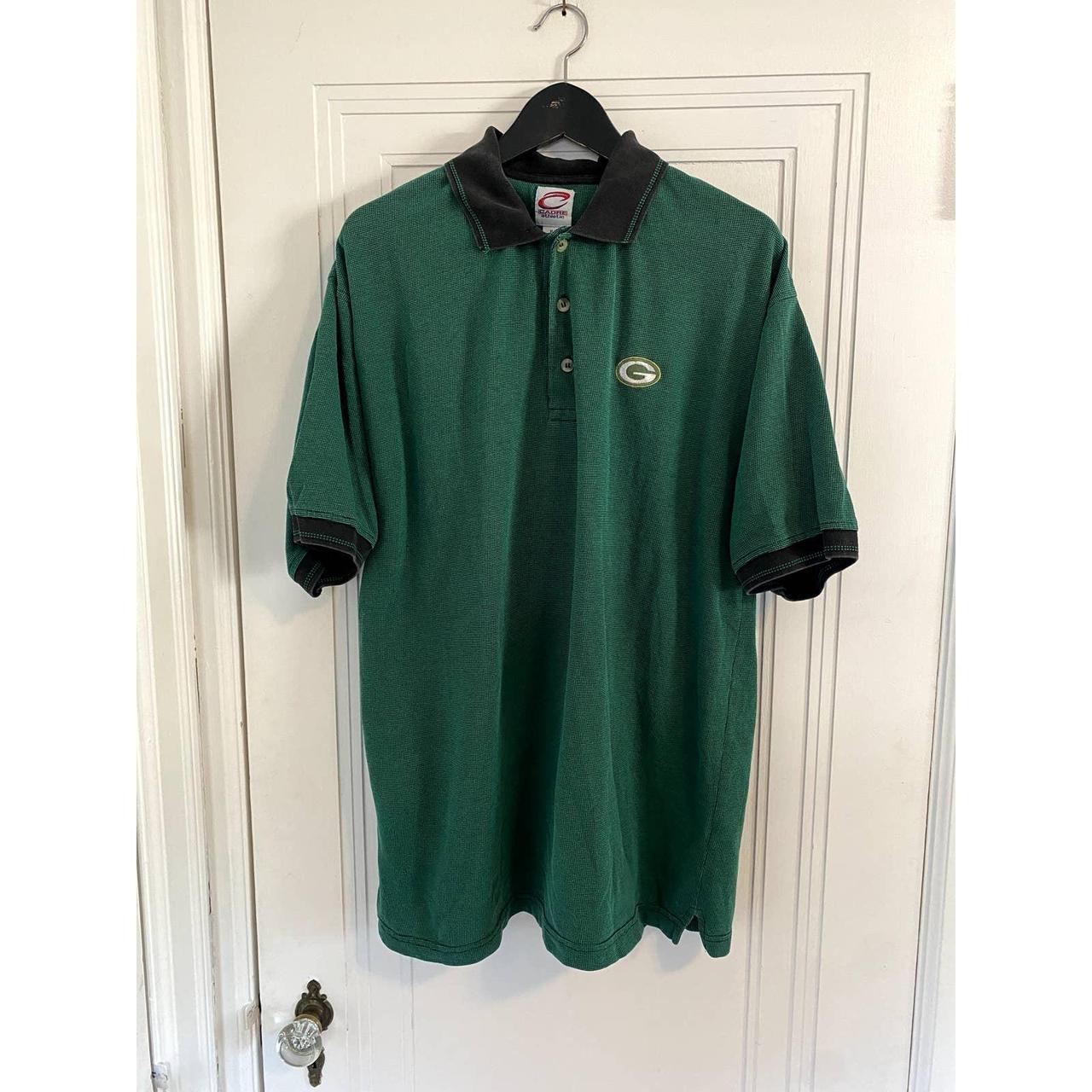 Preloved Men's Polo Shirt - Green - XL