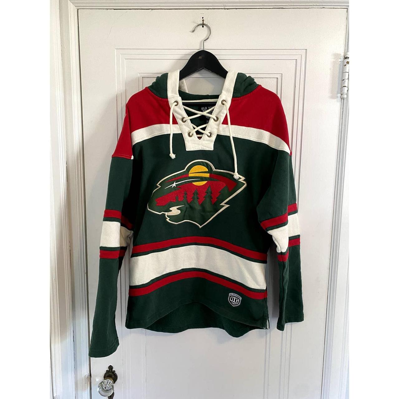 Minnesota Wild NHL hockey jersey style hoodie - Depop