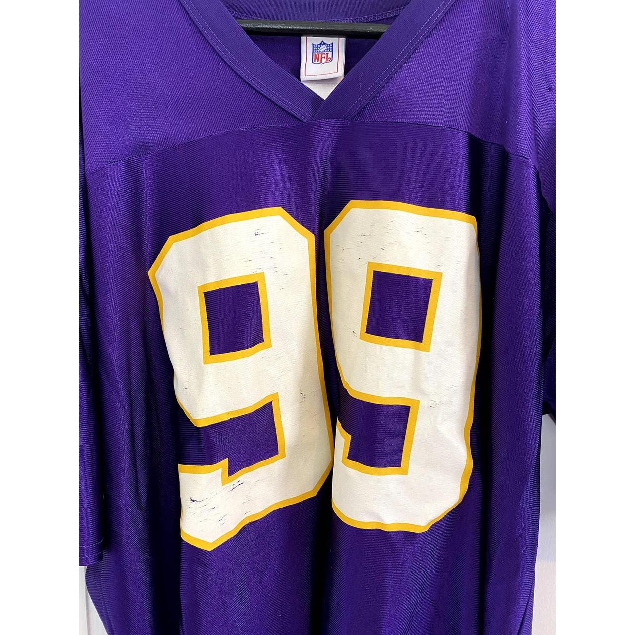 Vintage Chris Hovan 99 Minnesota Vikings NFL Football Jersey Mens