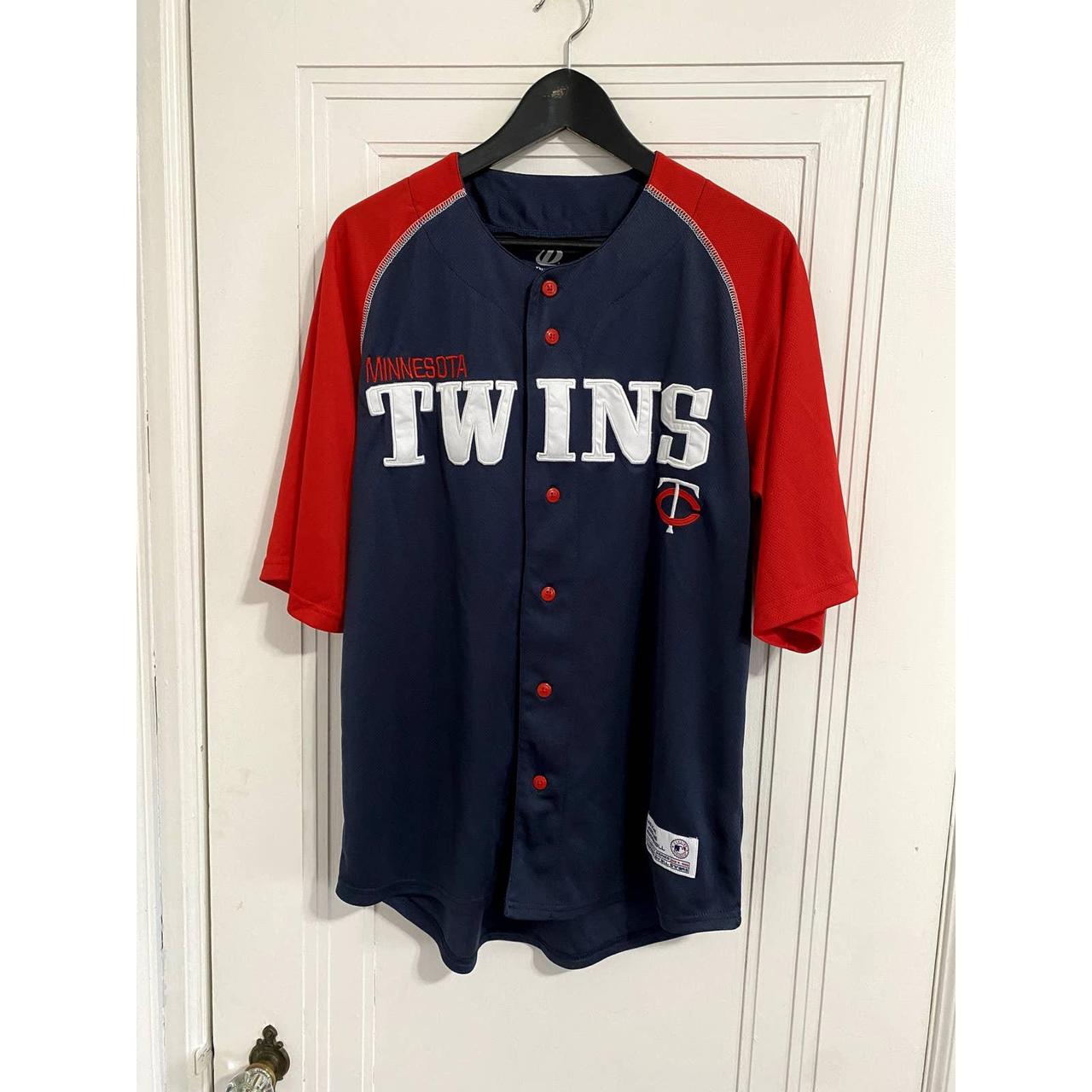 Red minnesota best sale twins jersey