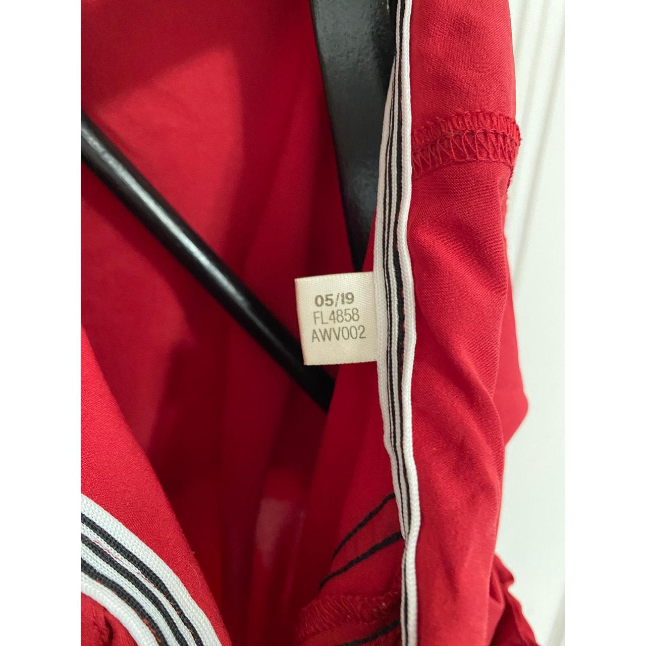 Adidas full zip hooded track jacket windbreaker Depop